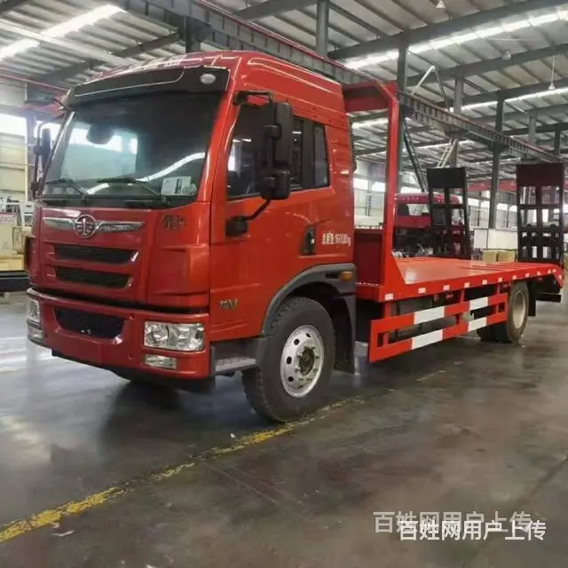 解放拉150挖机平板车 平板拖车 年底优惠 - 图片 3