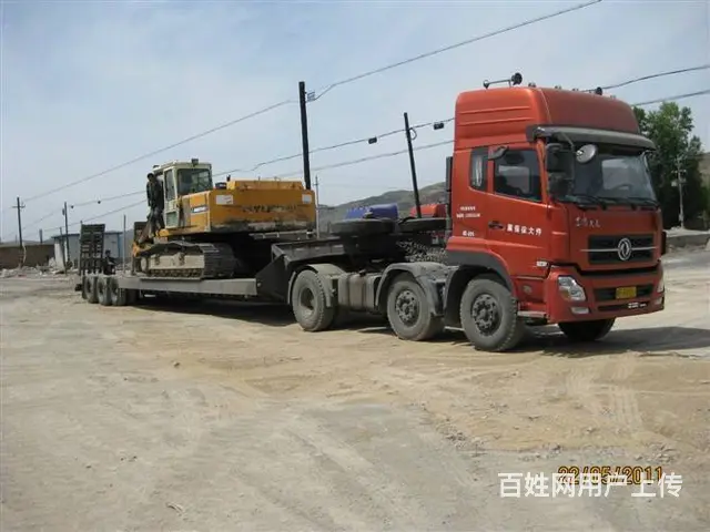 云南富宁到昆明挖机运输公司，云南广南挖机运输公司 - 图片 4