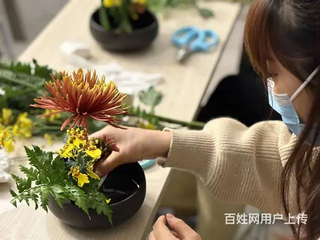 花艺基础课,你该这么学...苏州山塘街花艺课程学习 - 图片 1
