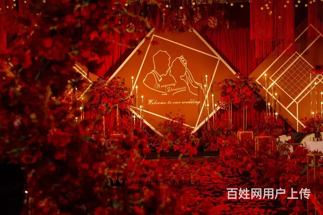 红色系婚礼 - 图片 3