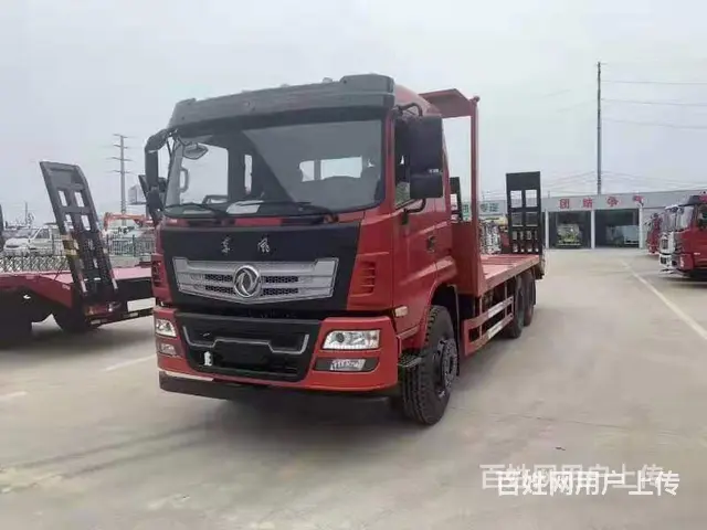 厂家急售程力牌东风后八轮挖机平板车包送上门 - 图片 2