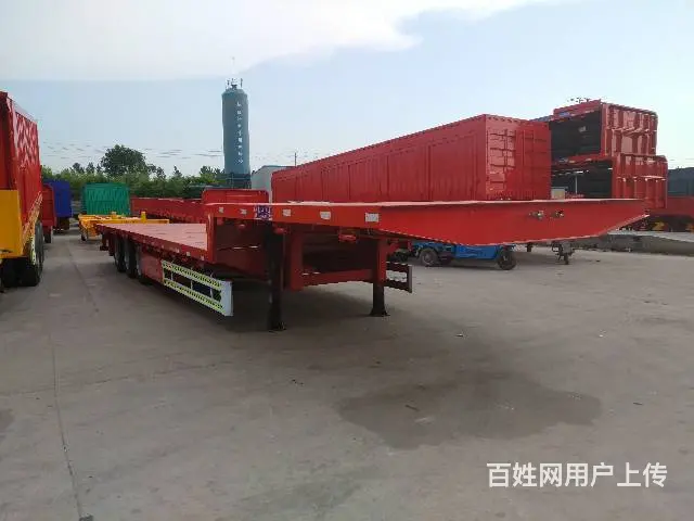 订做13米3桥挖掘机运输车 包拉60吨 - 图片 8