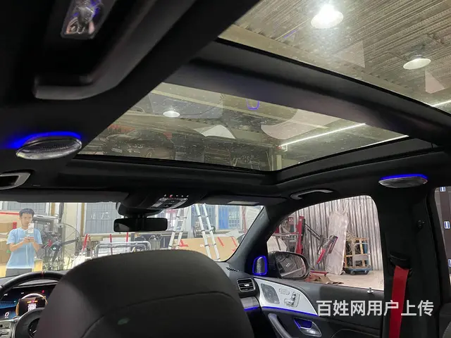 奔驰GLE53改装原厂大柏林之声音响安装案例分享 - 图片 4