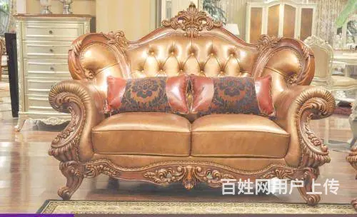 沙发椅子掉皮了——换皮翻新，真皮旧了——上漆翻新 - 图片 2
