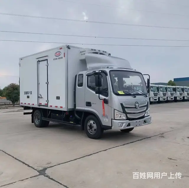 蓝牌4米2保温厢体肉钩猪肉冷藏车冷链车 新鲜肉 - 图片 8