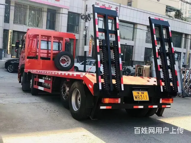 前四后六四轴330马力挖机平板拖车 21吨不超载 - 图片 6