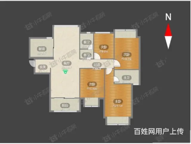 雅居乐星河湾  140.6平   精装4房  15 - 图片 11