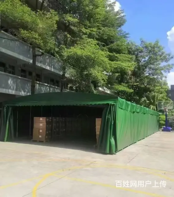庆典展会物流蓬停车蓬移动帐篷仓库蓬电动雨棚篮球场棚 - 图片 7