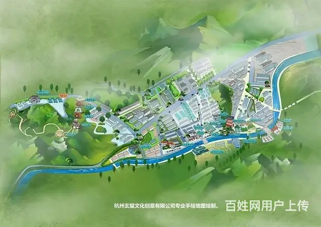 景区手绘地图制作旅游地图制作智慧旅游导航系统 - 图片 3