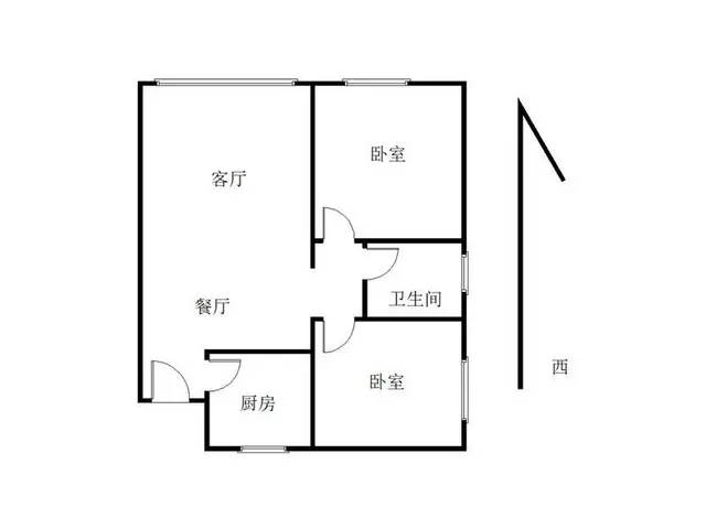 福临居 精装两房 低总价 近梅华中学 实验小学 交通便利 - 图片 7