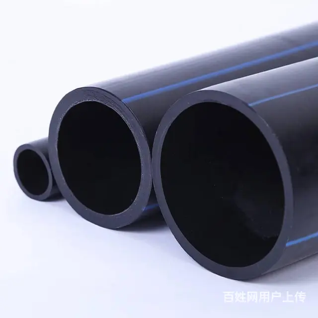 润硕大口径PE管实壁管市政工程建设管道 - 图片 1