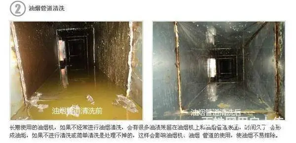 昆山市锦溪酒店饭店油烟机清洗公司 油烟管道清洗 - 图片 2