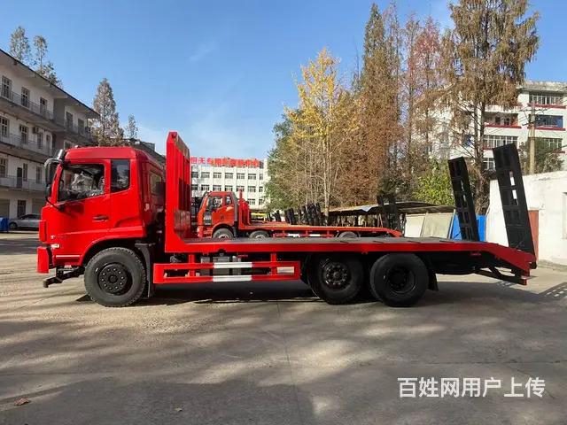 东风D17提升桥平板车 总质量25吨200挖机拖车 - 图片 11