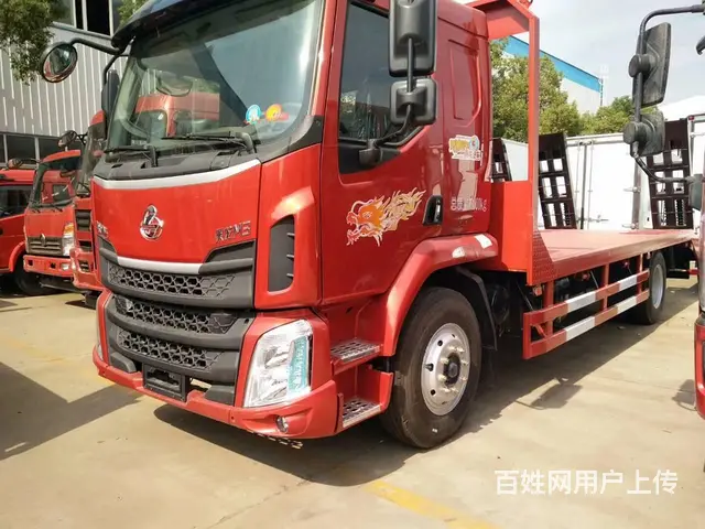 厂家直销东风柳汽拖板车 拖15吨挖机平板拖车可按揭 - 图片 9