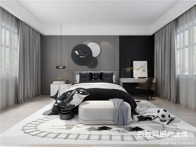 现代轻奢风格680平米别墅装修案例 - 图片 4