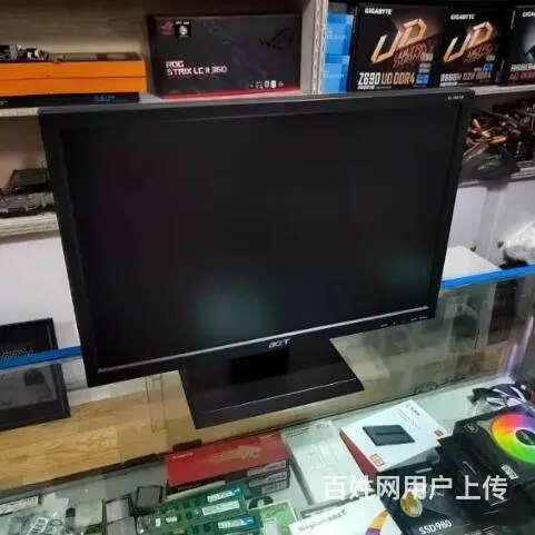 【搞定了！】出售二手宏基19寸宽屏液晶显示器，电脑监控均可用 - 图片 1