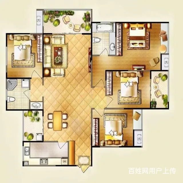 全屋定制 岳家嘴地铁口德成国贸 山河大厦 金禾高档 - 图片 2