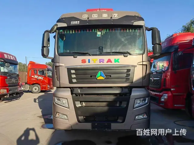 复合板重汽汕德卡 牵引车 国5高配置包提挡可 - 图片 1