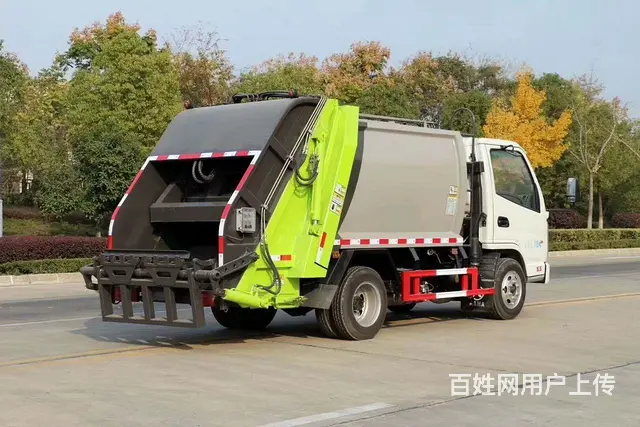 国六福田蓝牌 4方压缩垃圾车 型号齐全厂家直销支持货到付款 - 图片 4