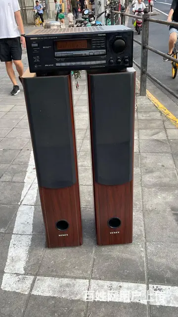 转让一对美国HMI发烧落地音箱配套马来西亚安桥功放 - 图片 2