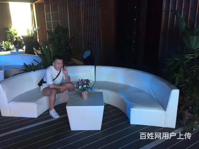 广州会展皮革沙发租赁，论坛沙发租赁，单人沙发租赁 - 图片 3
