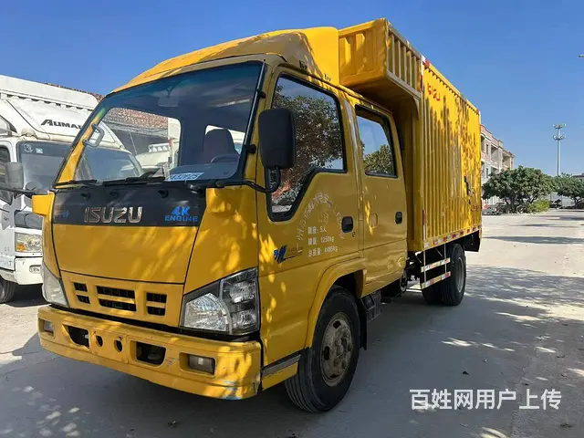 精品2013年五十铃600p双排3米3厢式货车 - 图片 1