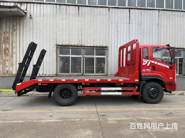 国六东风单桥黄牌平板拖车 平板运输车 功能多 - 图片 10