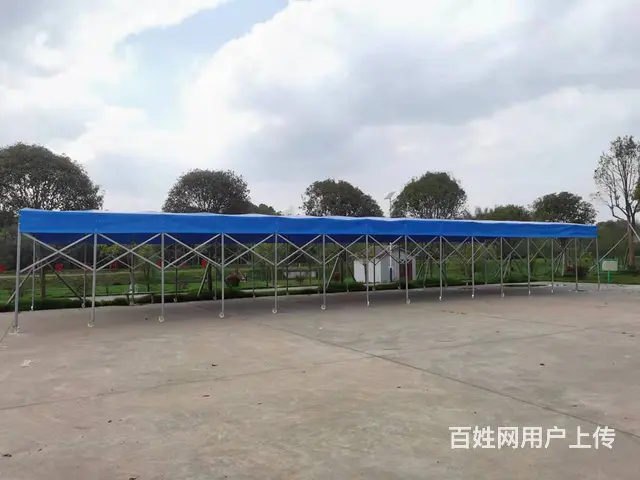 赞盛停车棚雨棚折叠摆摊大排档遮阳棚 - 图片 2