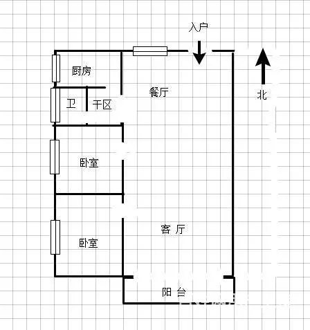 中环路口北京路精装修三室两厅四楼房本在手可按揭 - 图片 2