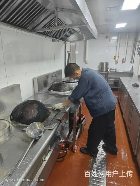 昆山大型饭店厨房油烟机净化器清洗风机维修风机异响 - 图片 5
