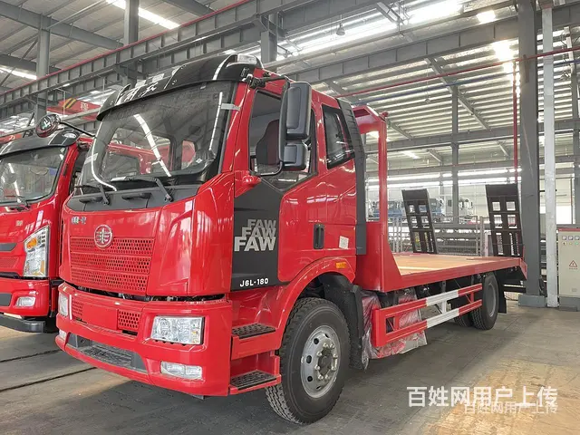 解放拉120挖机平板拖车平板运输车  批发价 - 图片 3