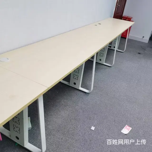 低价出售实木老板桌，经理桌办公桌椅会议桌铁皮柜 - 图片 9
