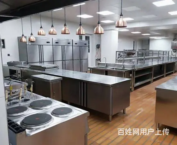 苏州酒店厨房设备餐桌椅空调饭店设备免费上门回收 - 图片