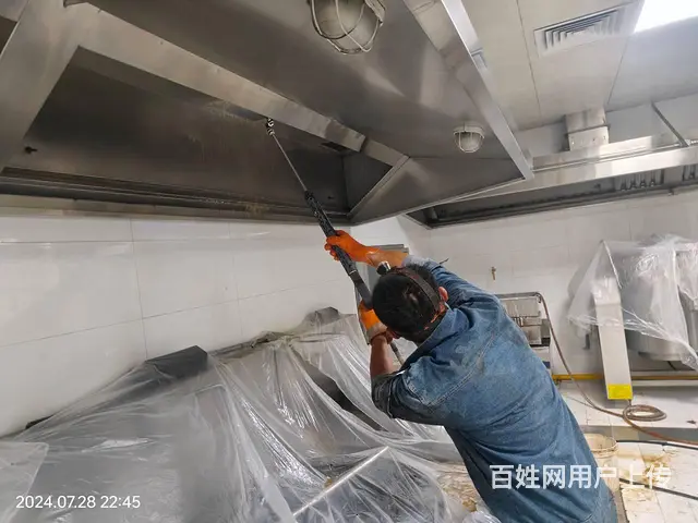 昆山玉山单位脱排油烟管道清洗风机异响 - 图片 4