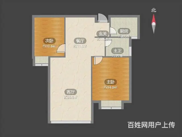 新小区电梯房（中高楼层，精装修可以拎包入住）有钥匙。 - 图片 9