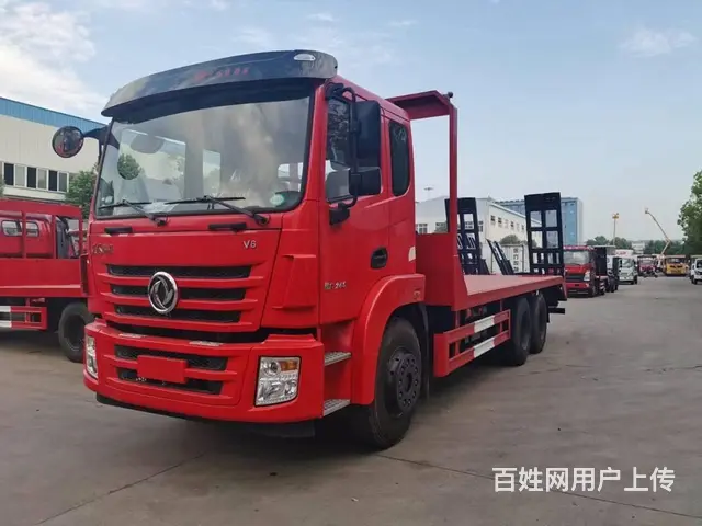 东风国六新款平板运输车来厂考察报销路费品牌齐全 - 图片 1