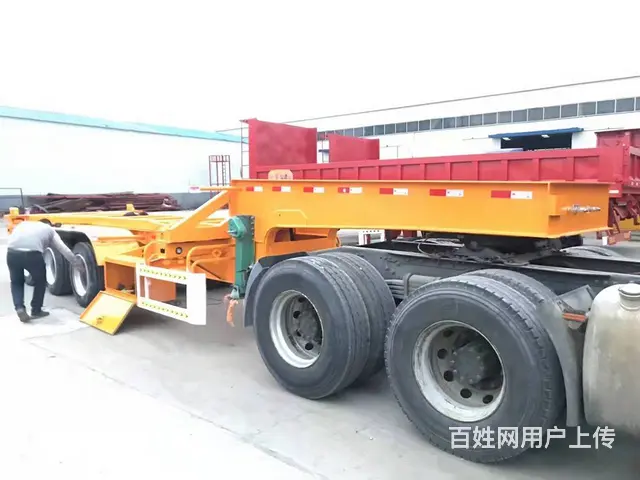 骨架半挂车可改装自卸 济宁支持分期 - 图片 1