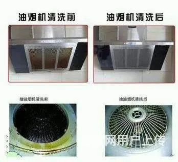 昆山淀山湖酒店饭店油烟机清洗 单位食堂油烟管道清洗 - 图片 2