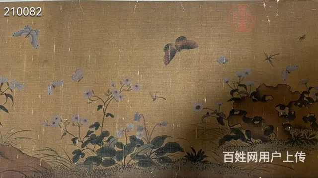 宋 赵佶山花舞蝶图精品卷 画心题跋总长 512×3 - 图片 5