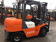 转让二手合力2吨3吨搬运叉车,柴油自动挡合力叉车