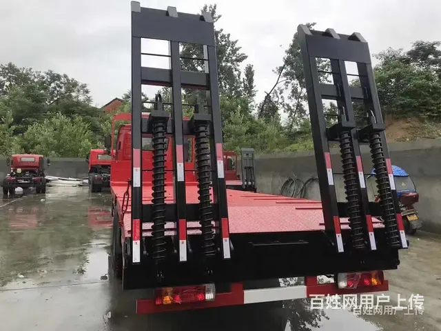 海口国六解放三桥拖车9米纯平板车全部办完多少钱一台 - 图片 6