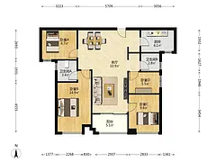 建发缦云高层看湖景 景观好 精装修四房