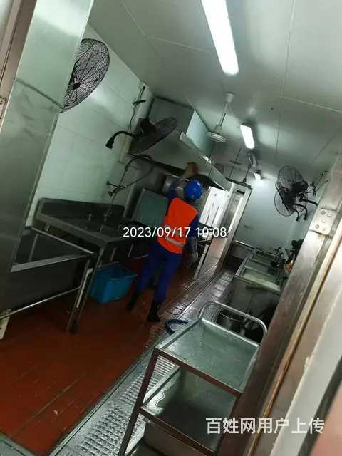 昆山陆家机关单位厨房会所酒店排烟系统清洗 - 图片 3