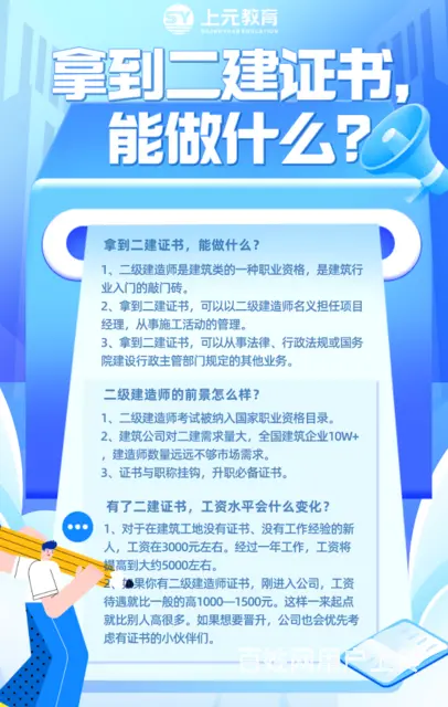 越城二建培训上岸|二建有什么用？ - 图片 1