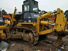 现货：果洛二手推土机市场，山推干湿220推土机