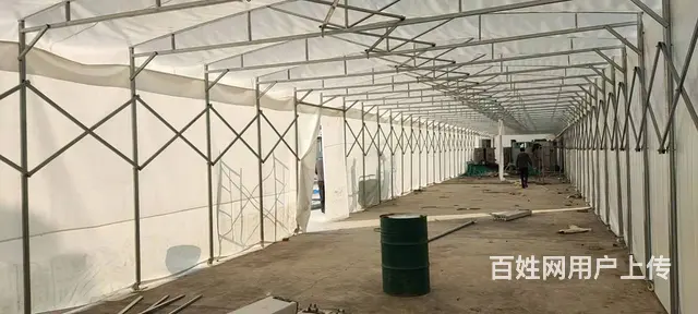 长沙推拉棚雨棚遮阳棚防违建大型物流棚 - 图片 2