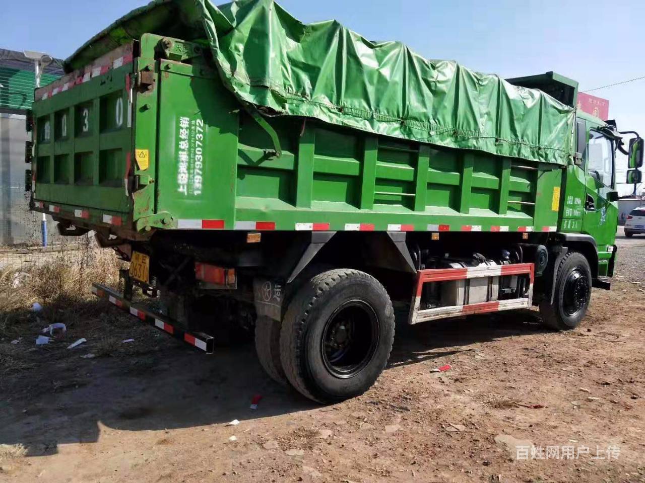 18年湖北大运二手自卸车大黄牌个人户