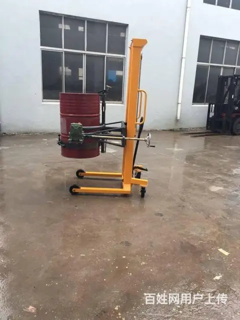 沈阳油桶搬运车叉车鹰嘴夹具油桶倒料车翻转车油桶地牛 - 图片 3
