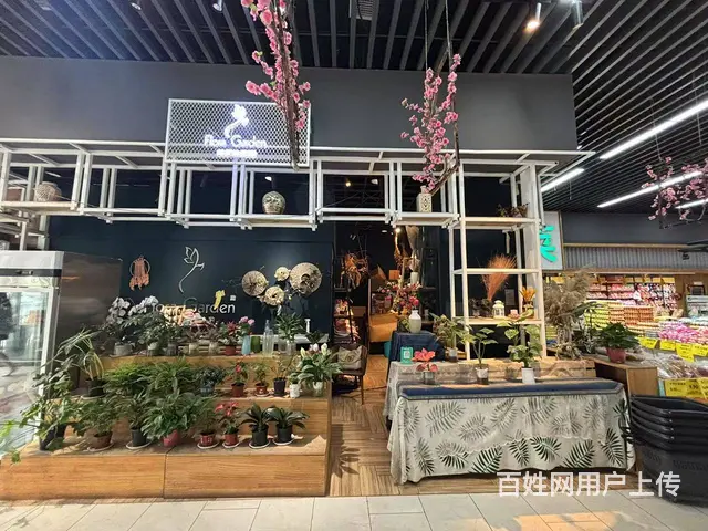 同城推广丨玉泉路袁家村大集第一家55平营业中鲜花店转让 - 图片 3