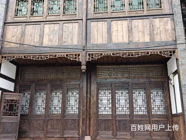 四川成都花格木窗中式实木门实木雕花门窗 - 图片 5
